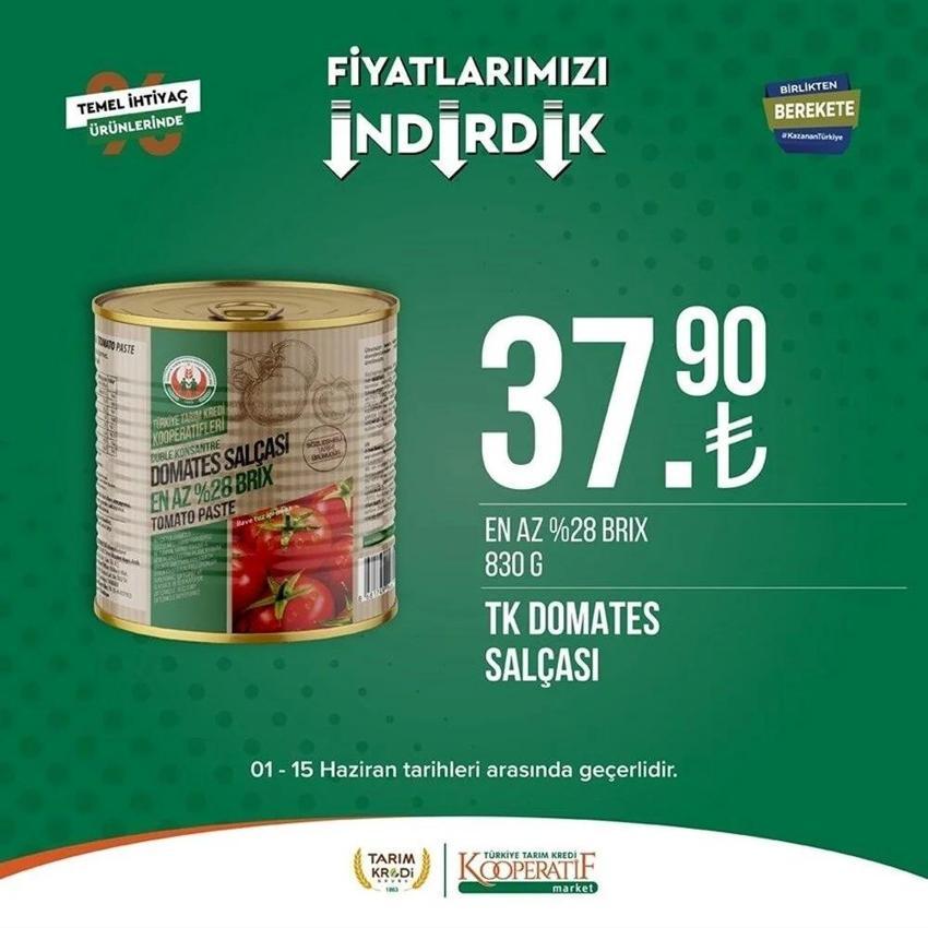 Tarım Market 7-15 Haziran aktüel katalog 2023 yayınlandı! Tarım Kredi'de Babalar Günü sürprizi var! Ayçiçek yağında dev indirim...