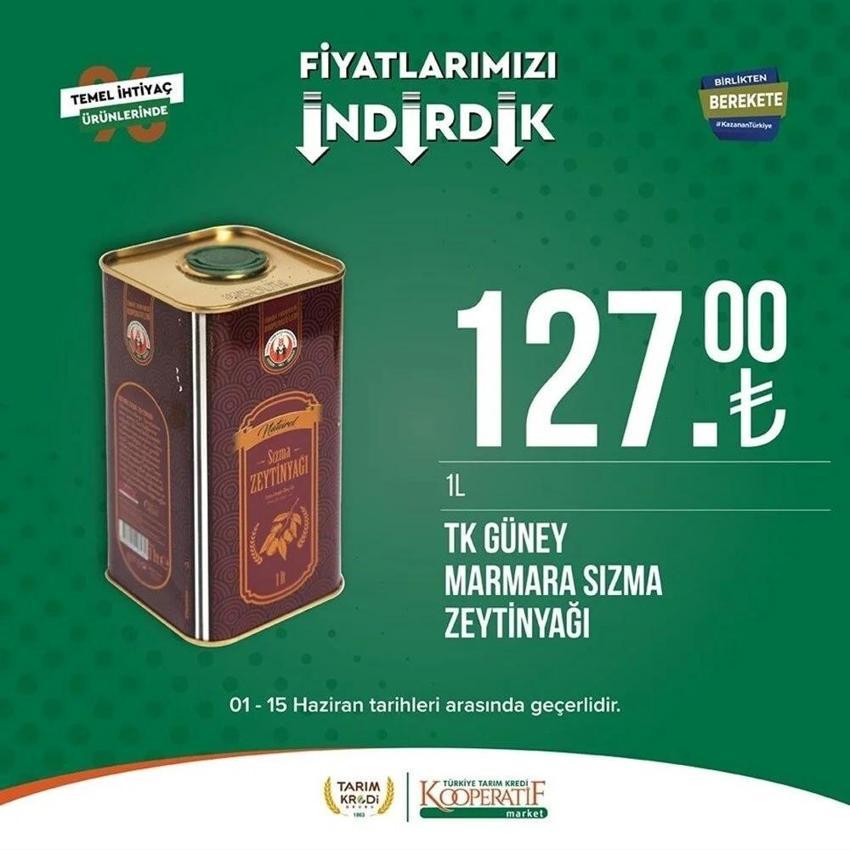 Tarım Market 7-15 Haziran aktüel katalog 2023 yayınlandı! Tarım Kredi'de Babalar Günü sürprizi var! Ayçiçek yağında dev indirim...