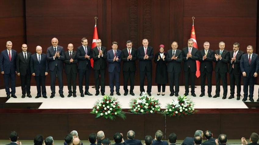 Yeni kabine üyeleri ilk mesajlarını paylaştı