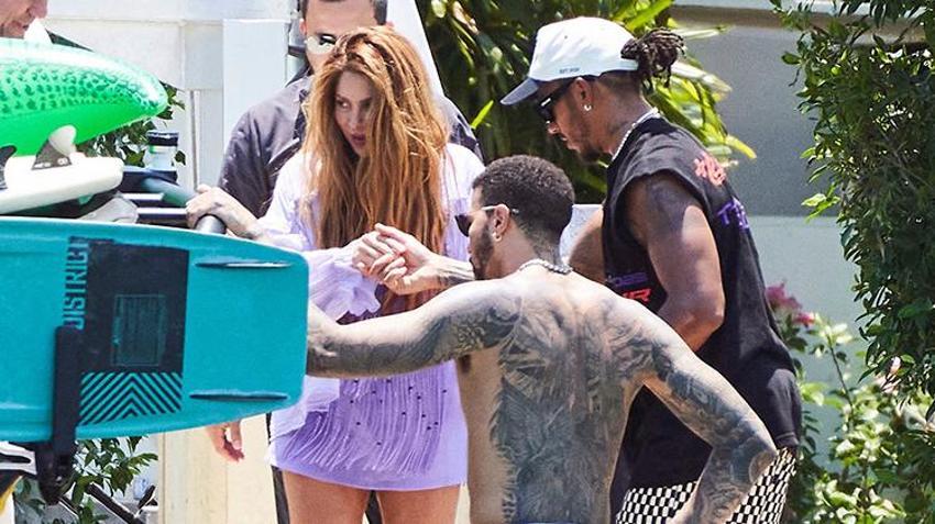 Shakira ile Lewis Hamilton birlikte mi?