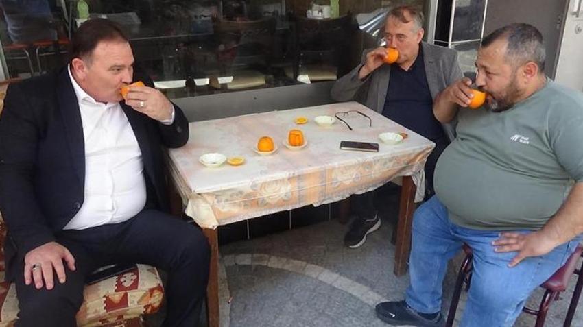 Damak çatlatan lezzet; portakalda kahve
