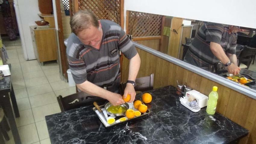 Damak çatlatan lezzet; portakalda kahve