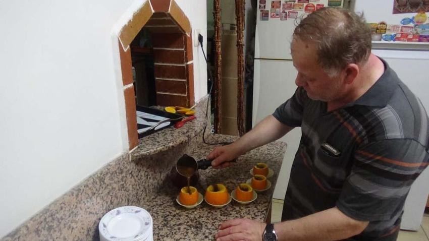 Damak çatlatan lezzet; portakalda kahve