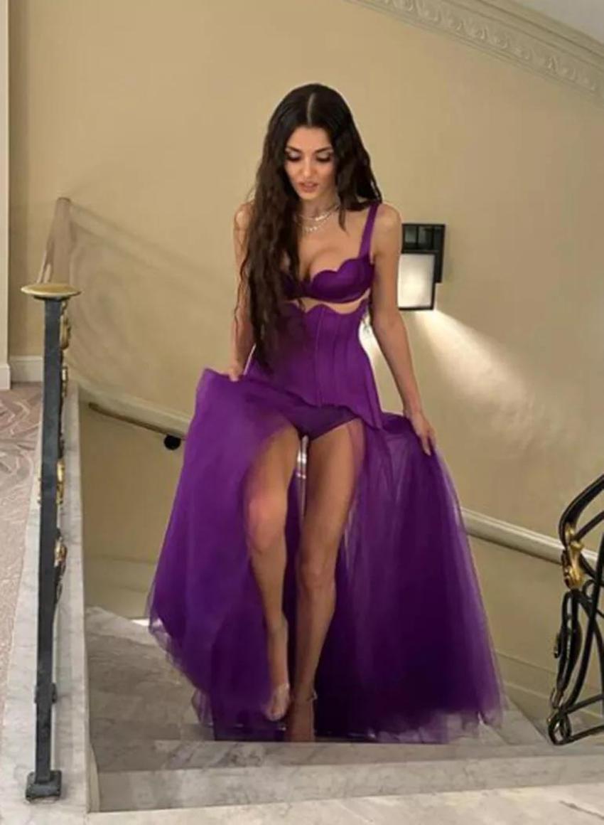 Hande Erçel'in Cannes pozlarına beğeni yağdı! 'Sana kırmızı halılar yakışır'