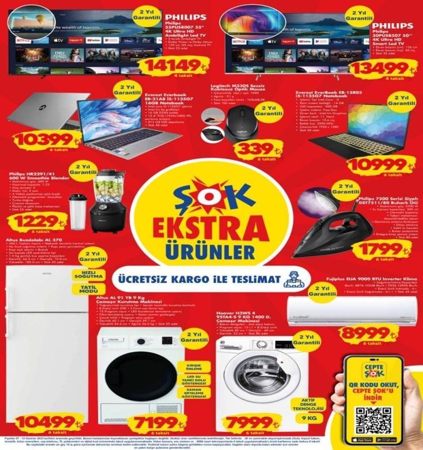 ŞOK 9-13 Haziran aktüel katalog 2023 yayınlandı! Güneş kremi 69 TL, Blender 229 TL! ŞOK Kadınlar özel sürprizi var!