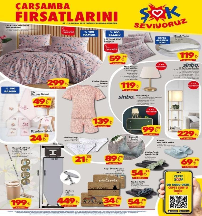 ŞOK 9-13 Haziran aktüel katalog 2023 yayınlandı! Güneş kremi 69 TL, Blender 229 TL! ŞOK Kadınlar özel sürprizi var!