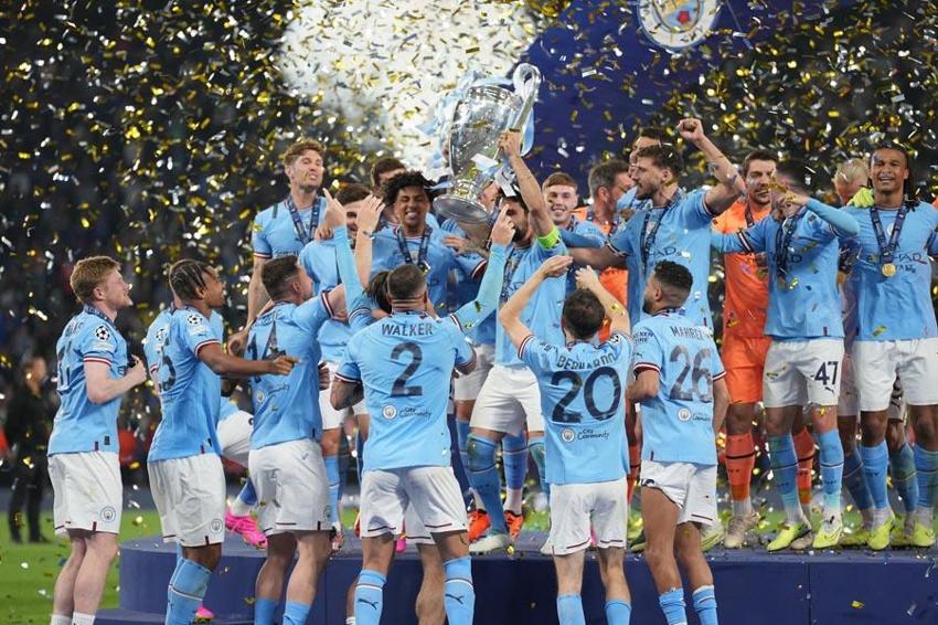 Şampiyonlar Ligi kupası Manchester City'nin! İlkay Gündoğan: Ülkemizde bu kupayı kaldırmak çok büyük bir gurur