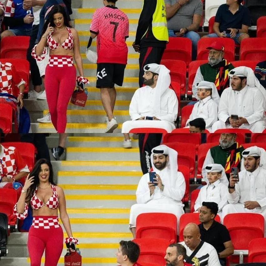 Model Ivana Knoll, Şampiyonlar Ligi finalini tribünden izledi!