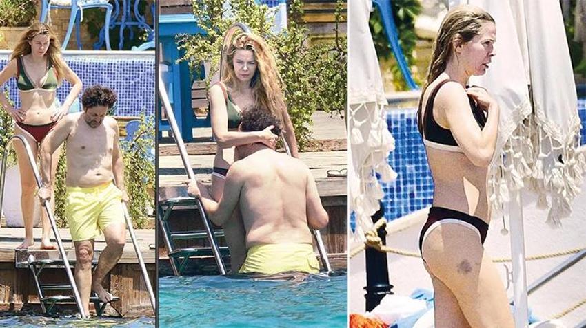 İskelede aşka geldiler! Ünlülerin Bozburun buluşması
