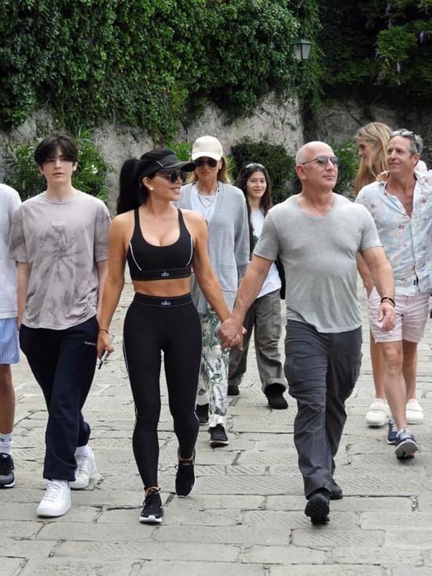 Portofino romantizmi! Düğün için form tutuyorlar