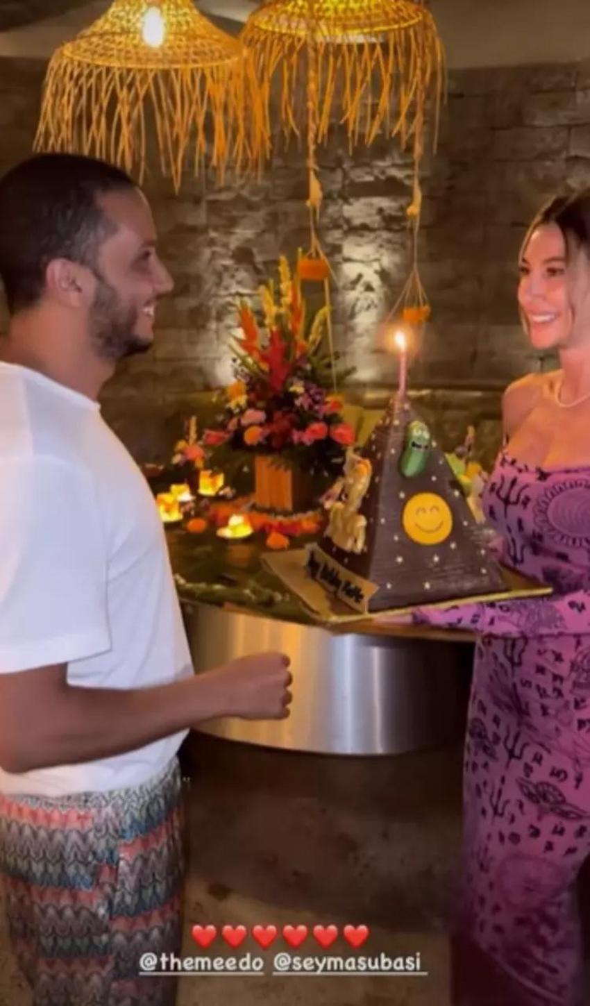 Şeyma Subaşı'nın hazırladığı pasta sosyal medyada gündem oldu!