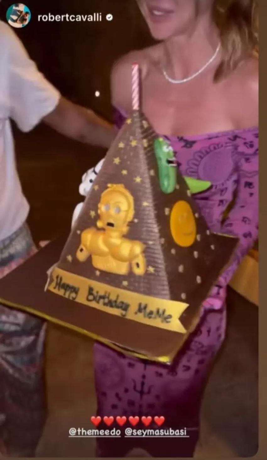 Şeyma Subaşı'nın hazırladığı pasta sosyal medyada gündem oldu!