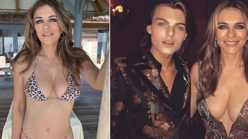 Elizabeth Hurley oğlunun yönettiği müstehcen filmde oynadı!