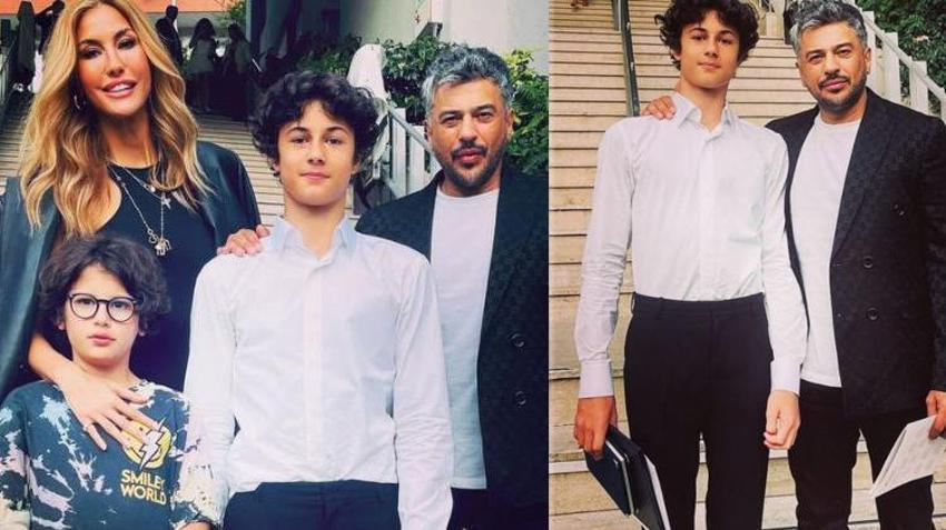 Mehmet Ali Erbil ve Tuğba Coşkun'un çocukları Ali Sadi mezun oldu! Yıllar sonra bir araya geldiler