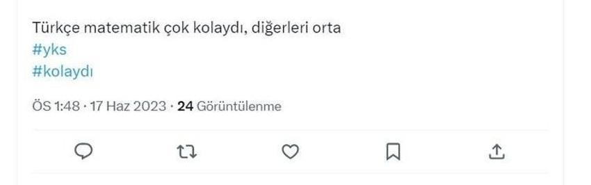 YKS zor muydu, kolay mıydı? YKS soruları nasıldı, üniversite sınavı nasıl geçti? TYT 2023 soruları 