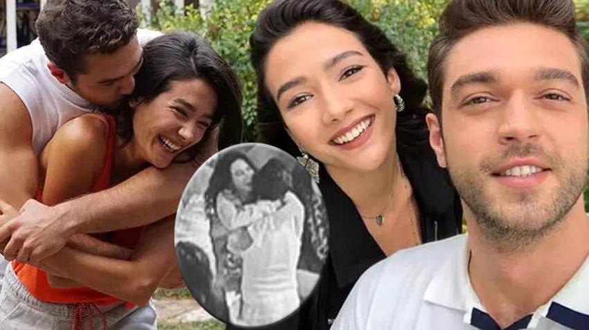 Aybüke Pusat ile Furkan Andıç aşkı belgelendi! Kucağına atladı