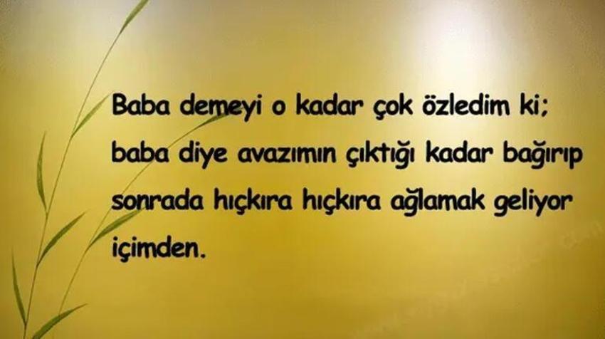 Ölmüş babaya Babalar Günü mesajları 2023! Vefat eden babaya duygusal Babalar Günü mesajları, sözleri!