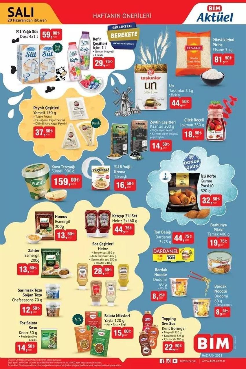 BİM 20-23 HAZİRAN AKTÜEL KATALOG 2023 yayınlandı! BİM termos, Airfryer fiyatları bu katalogda dibi gördü!