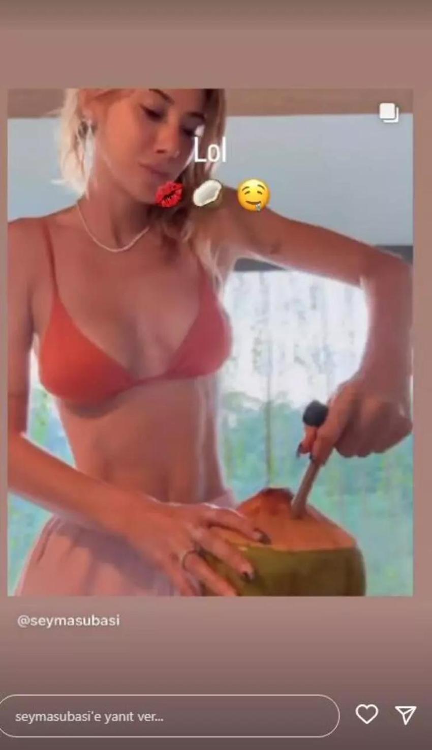 Şeyma Subaşı kural bozdu! Turuncu bikinisiyle paylaştı