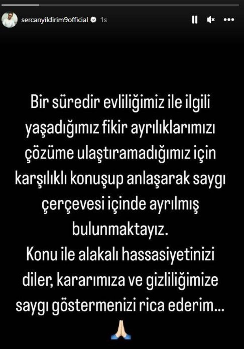 Sercan Yıldırım ve Nihan Yönel boşanıyor! Mutlulukları iki yıl sürdü
