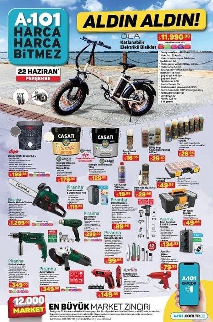 A101 22 Haziran aktüel katalog 2023 yayınlandı! Bayram şekerinde sürpriz kampanya var!