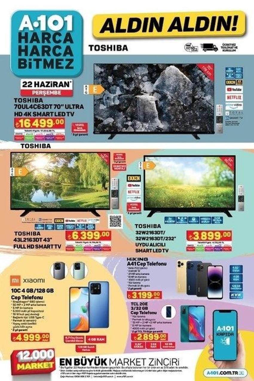 A101 22 Haziran aktüel katalog 2023 yayınlandı! Bayram şekerinde sürpriz kampanya var!