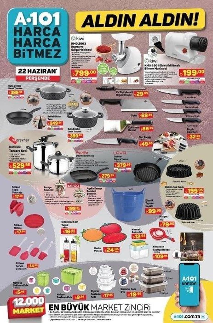 A101 22 Haziran aktüel katalog 2023 yayınlandı! Bayram şekerinde sürpriz kampanya var!
