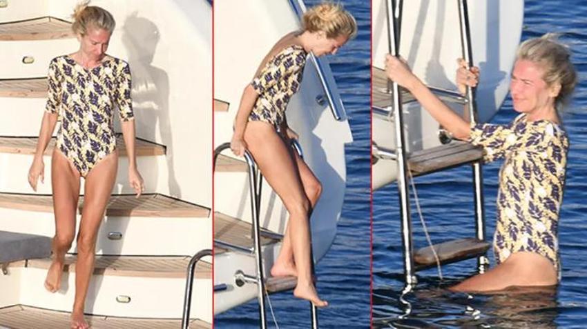 Burcu Esmersoy'un korkutan talihsizliği! Kendini bir anda suya attı