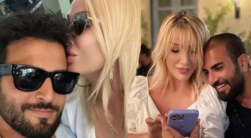 Seda Sayan ile Çağlar Ökten'den iddialara sosyal medyadan 'öpücüklü' yanıt