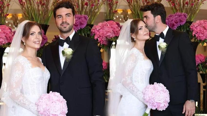 Eda Ece ve Buğrahan Tuncer evlendi! Düğüne ünlüler akın etti