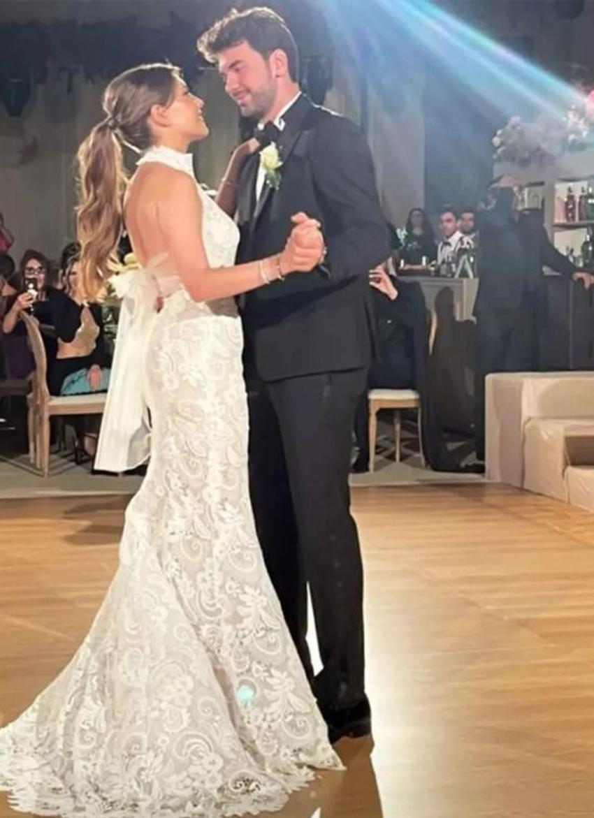 Eda Ece ve Buğrahan Tuncer evlendi! Düğüne ünlüler akın etti