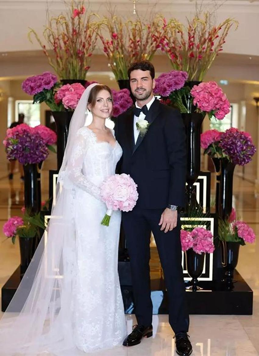 Eda Ece ve Buğrahan Tuncer evlendi! Düğüne ünlüler akın etti