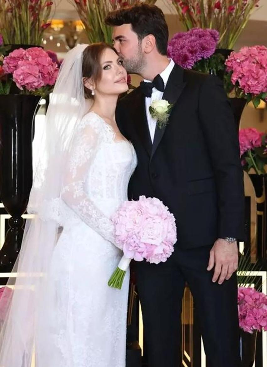 Eda Ece ve Buğrahan Tuncer evlendi! Düğüne ünlüler akın etti