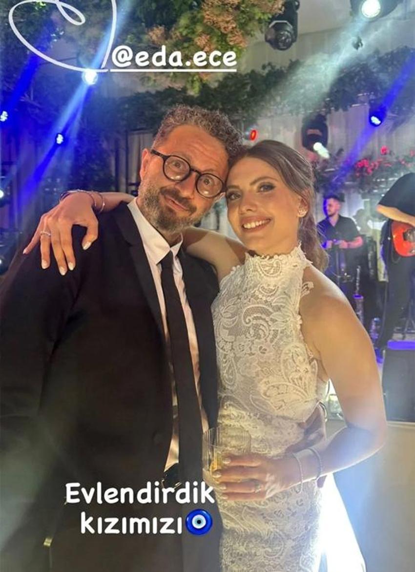 Eda Ece ve Buğrahan Tuncer evlendi! Düğüne ünlüler akın etti