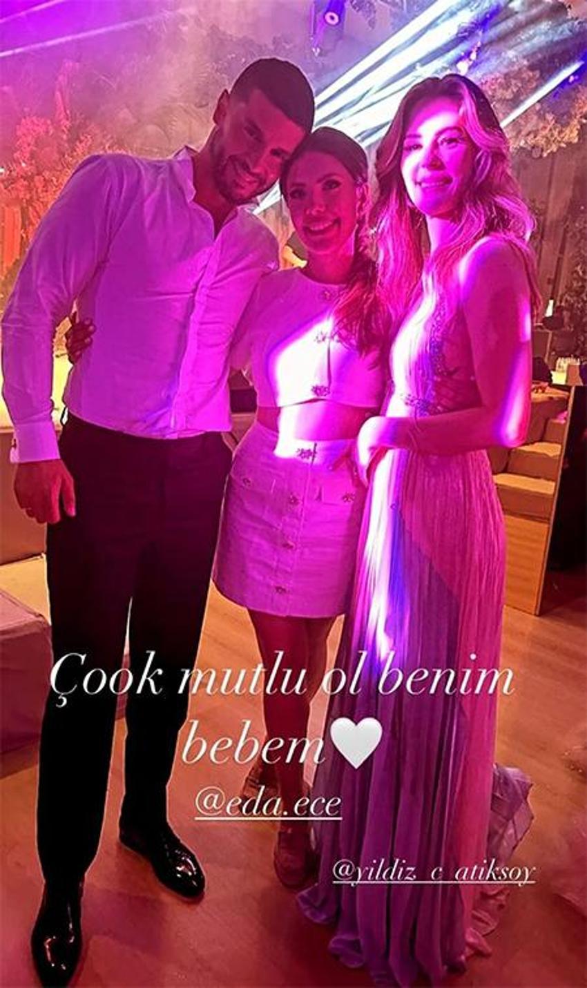 Eda Ece ve Buğrahan Tuncer evlendi! Düğüne ünlüler akın etti