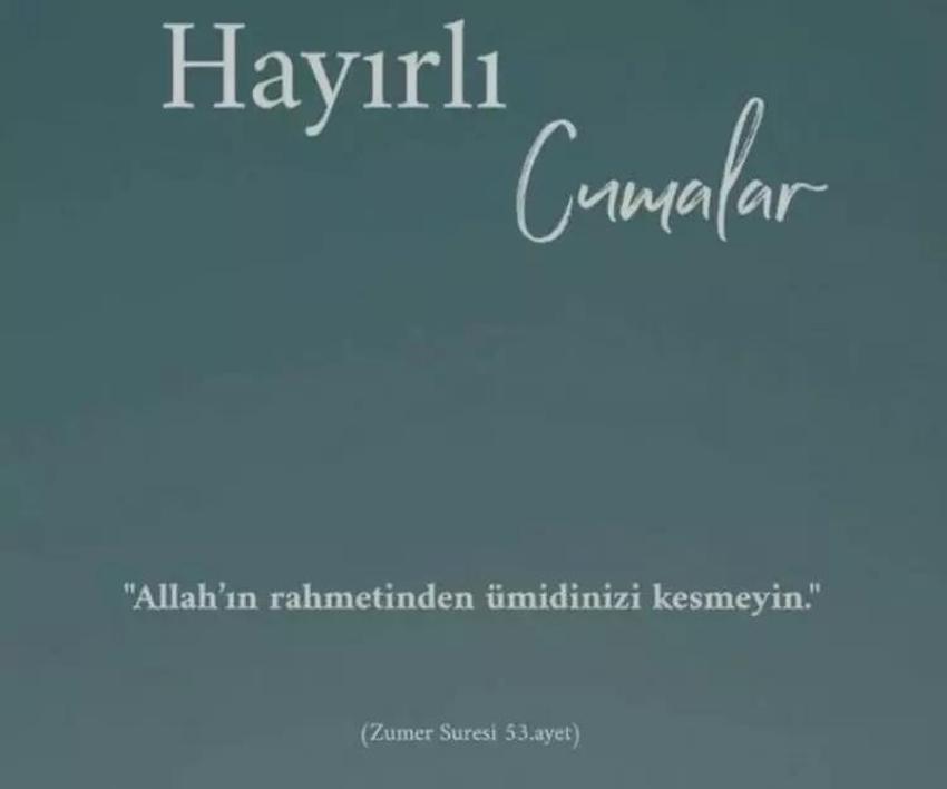 Cuma rahmettir, berekettir! 23 Haziran Cuma mesajları resimli > Farklı, kısa ve öz Cuma sözleri 2023!