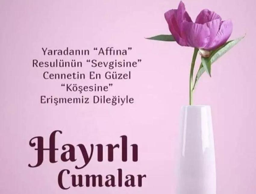 Cuma rahmettir, berekettir! 23 Haziran Cuma mesajları resimli > Farklı, kısa ve öz Cuma sözleri 2023!