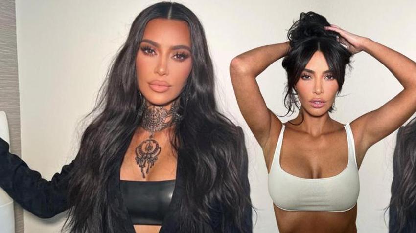 Kim Kardashian fotoğraf çekiminde sınırları zorladı!