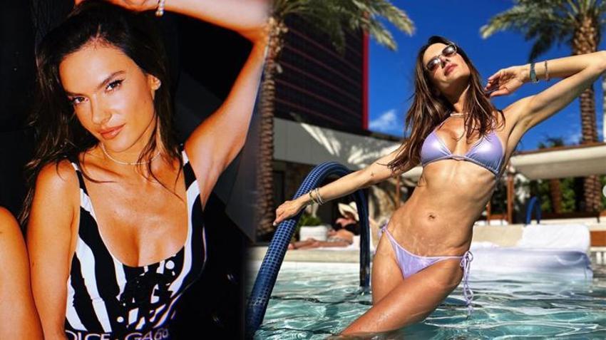 Alessandra Ambrosio pozlarıyla büyüledi!