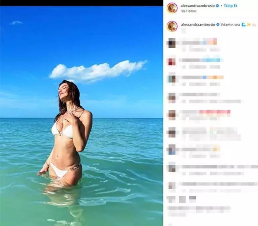 Alessandra Ambrosio pozlarıyla büyüledi!