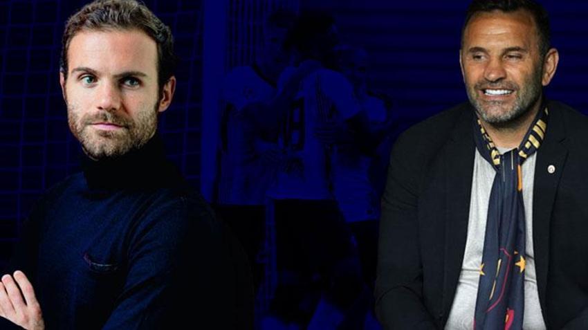 Okan Buruk'tan Juan Mata'ya teşekkür: Sol bek transferi senin sayende bitti