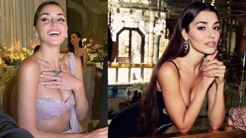 Hakan Sabancı ile aşk yaşayan Hande Erçel’i panikleten soru! Koşar adım uzaklaştı
