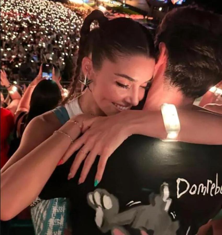Hakan Sabancı ile aşk yaşayan Hande Erçel’i panikleten soru! Koşar adım uzaklaştı
