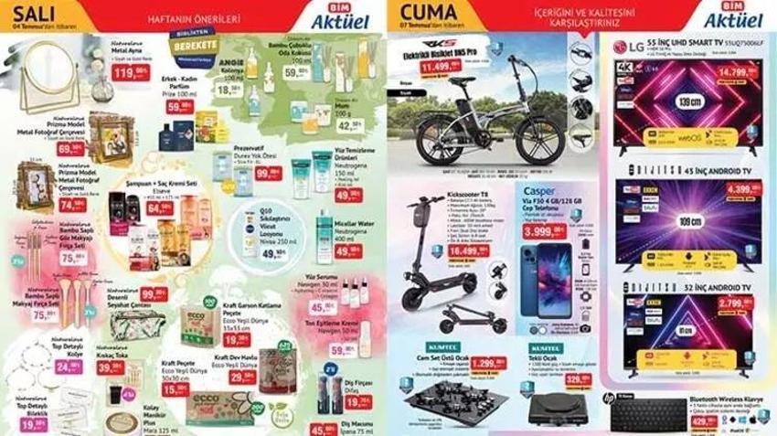 BİM 5-7 Temmuz aktüel katalog yayınlandı! Temmuz ayı sürprizi BİM raflarında patladı!