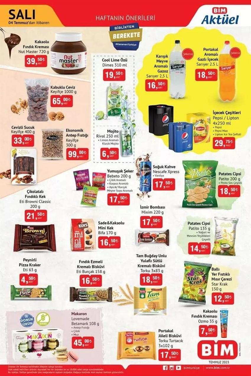 BİM 5-7 Temmuz aktüel katalog yayınlandı! Temmuz ayı sürprizi BİM raflarında patladı!