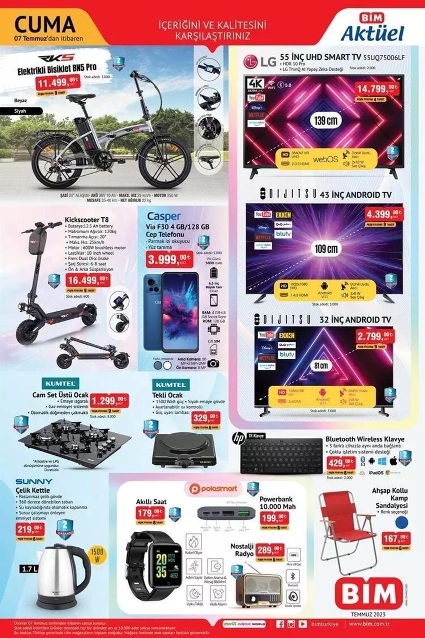 BİM 5-7 Temmuz aktüel katalog yayınlandı! Temmuz ayı sürprizi BİM raflarında patladı!