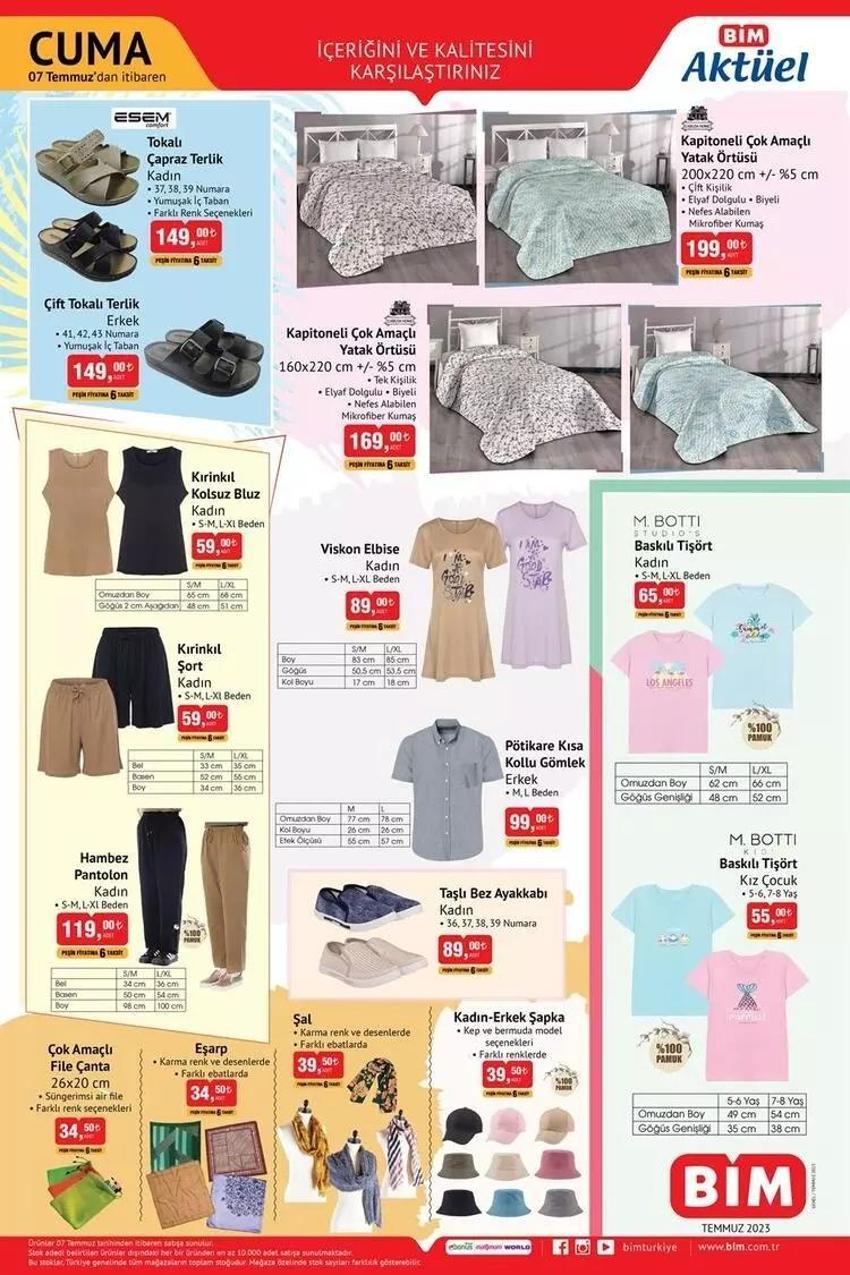 BİM 5-7 Temmuz aktüel katalog yayınlandı! Temmuz ayı sürprizi BİM raflarında patladı!