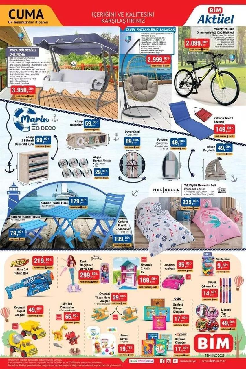 BİM 5-7 Temmuz aktüel katalog yayınlandı! Temmuz ayı sürprizi BİM raflarında patladı!