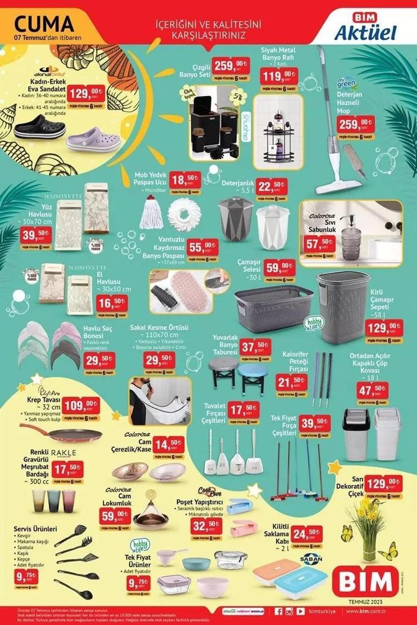 BİM 5-7 Temmuz aktüel katalog yayınlandı! Temmuz ayı sürprizi BİM raflarında patladı!