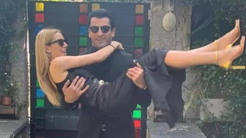 Sinem Kobal ile Kenan İmirzalıoğlu'nun denizde aşk dolu keyfi! Bir anda kayboldular